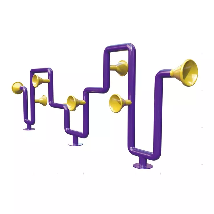 Mówiące rurki na zewnątrz plac zabaw Sonic